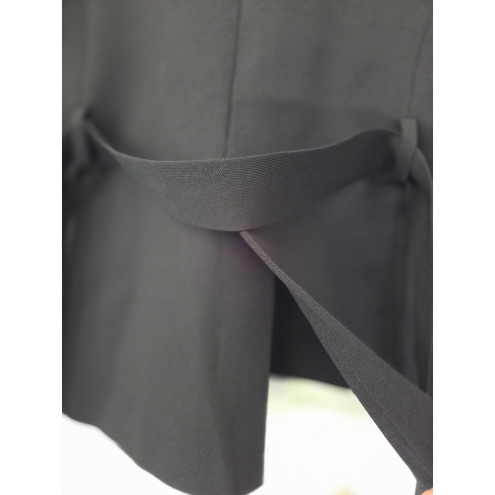 Theory Relaxed Blazer Compact Crepe Womens L Black NWT $695 P1116702 - Picture 5 of 10